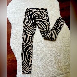 Black and white S size River Island brand skinny jeans